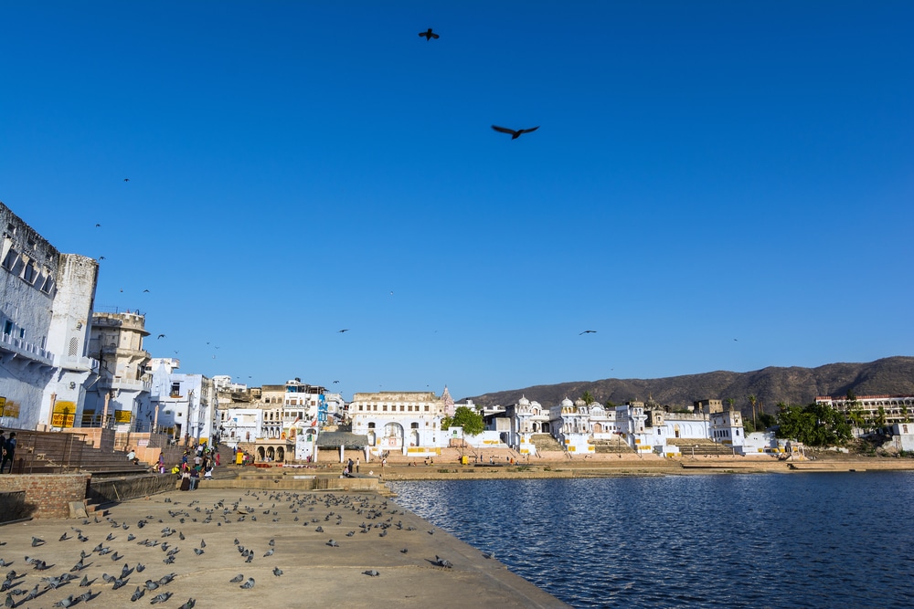  Ghaty i stare miasto Pushkar, Pushkar